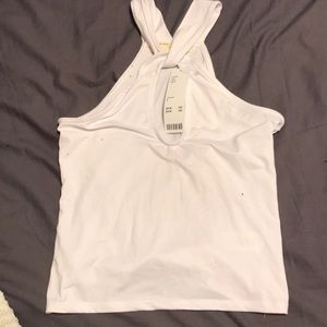 Urban Outfitter White Cropped Shirt - NWT